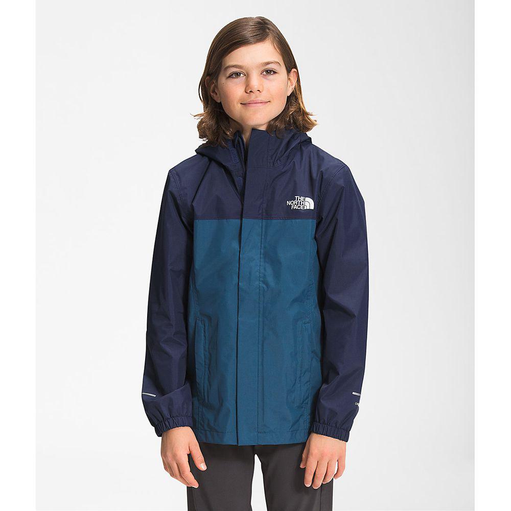 The North Face Resolve Reflective Αγόρια Αδιάβροχα Μπουφάν - Μπλε (POKW06798)